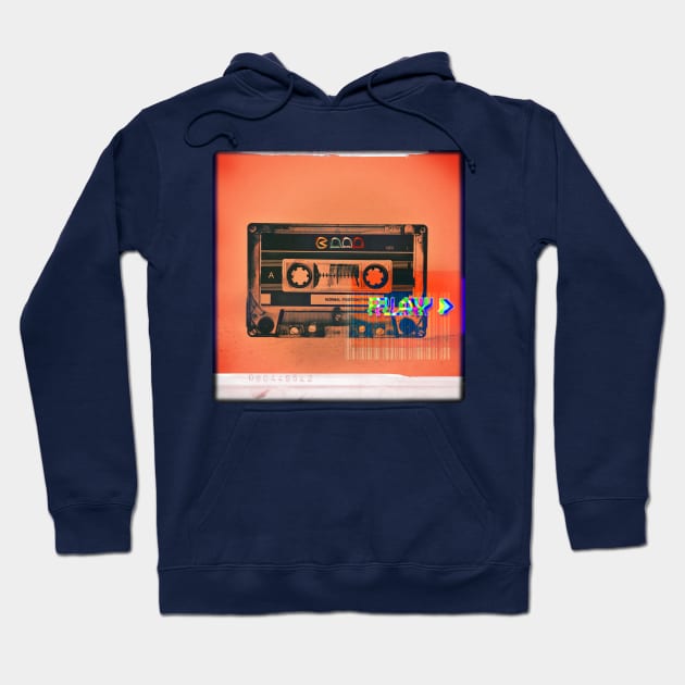 Press PLAY & let the music move you. Its your time to SHINE, get out there and dance retro glitch art Vintage 1 Hoodie by originalsusie